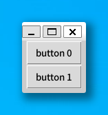 2 つのボタン