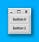 2 つのボタン