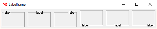 ラベルフレームウィジェット