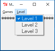 メニュー Level の画像