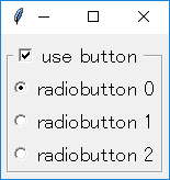 ラベルフレームウィジェット
