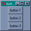 3 つのボタン