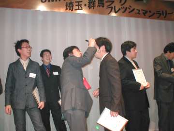埼群ラリー恒例?の顔面キャンバス