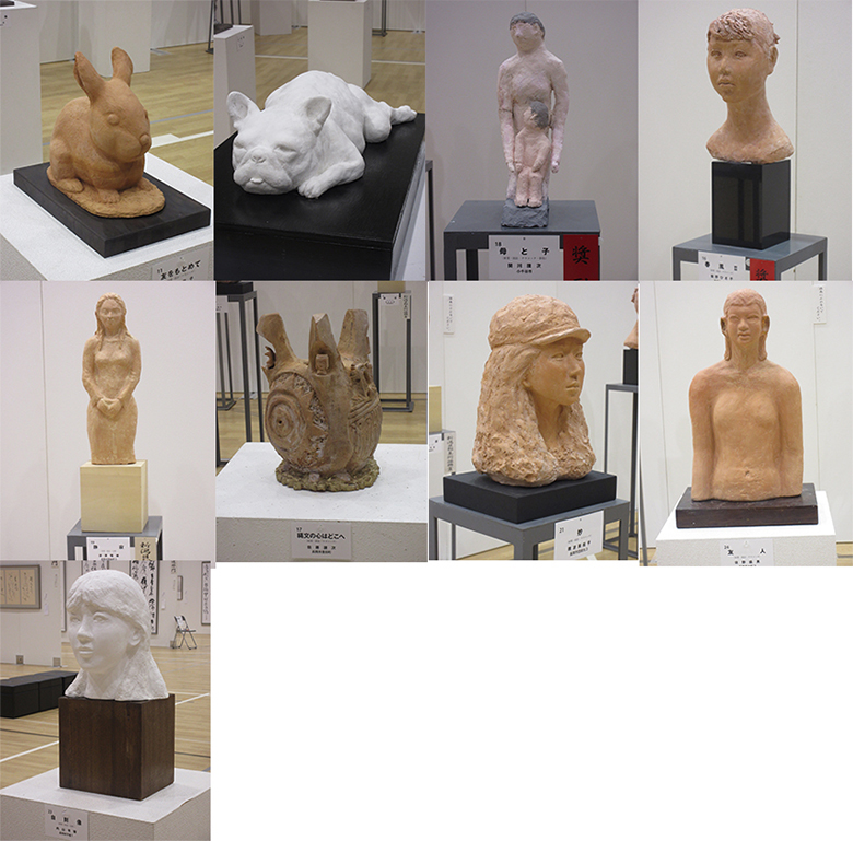2018-11第５７回長岡市展彫刻部門受講者作品画像2