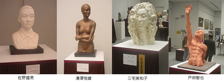 2019年新潟芸展彫刻部門受講生入選入賞作品画像